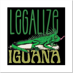 Funny Iguana saying, Iguana artwork, Iguana lovers Posters and Art